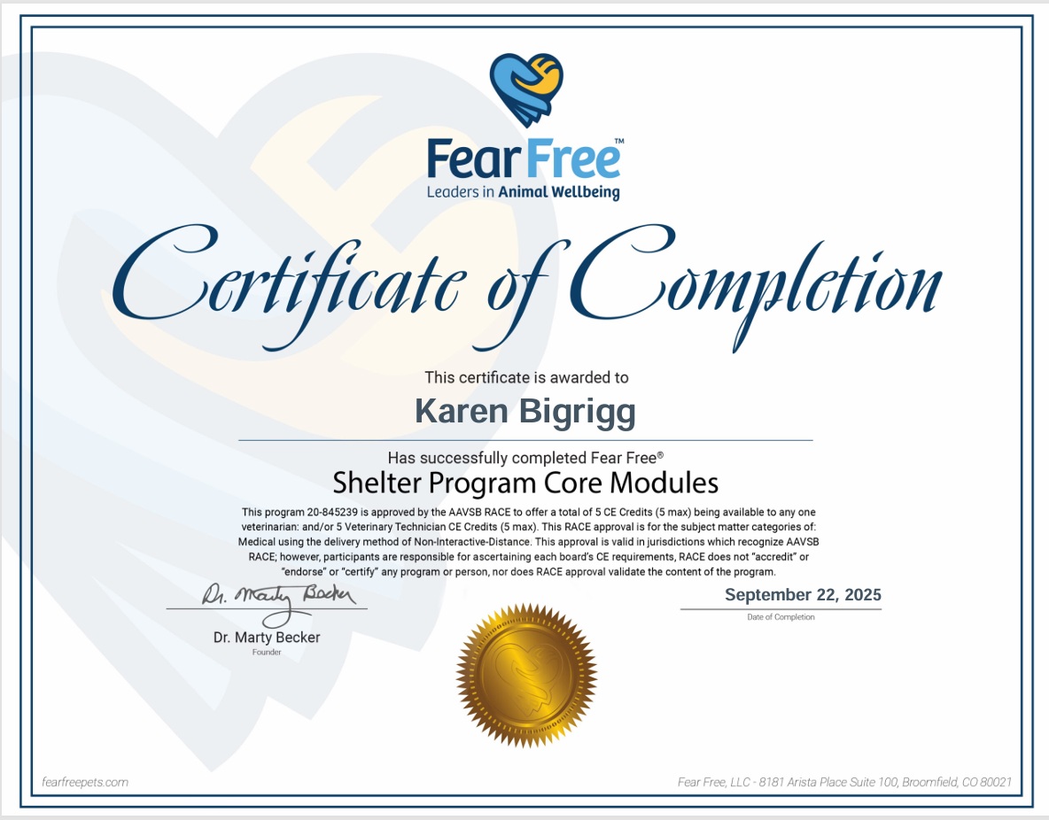Fear Free Certification